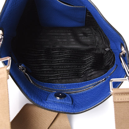 Prada Vitello Daino Bucket Royal 4 of 10