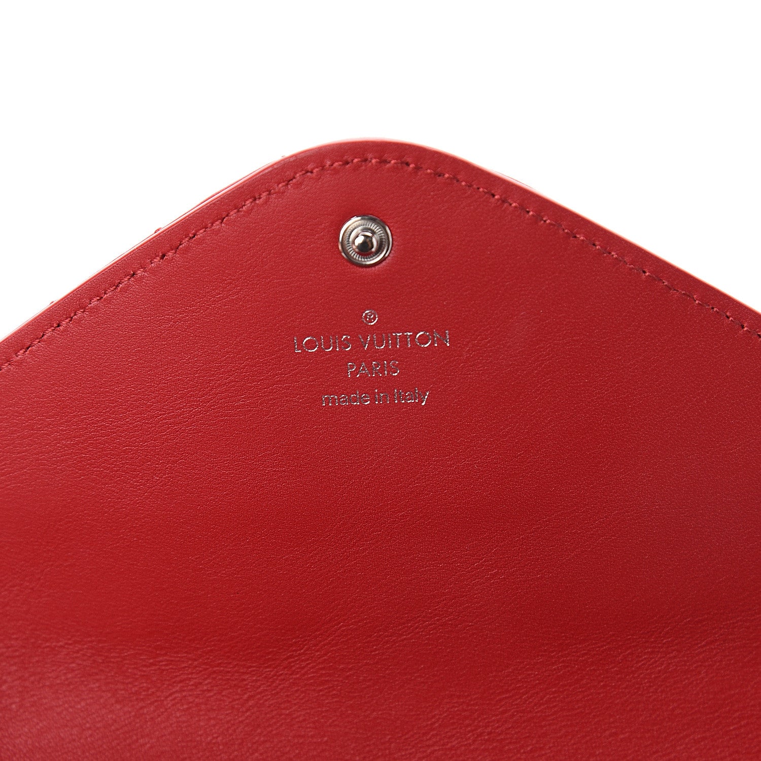 Louis Vuitton Calfskin New Wave Long Wallet Rouge 5 of 5
