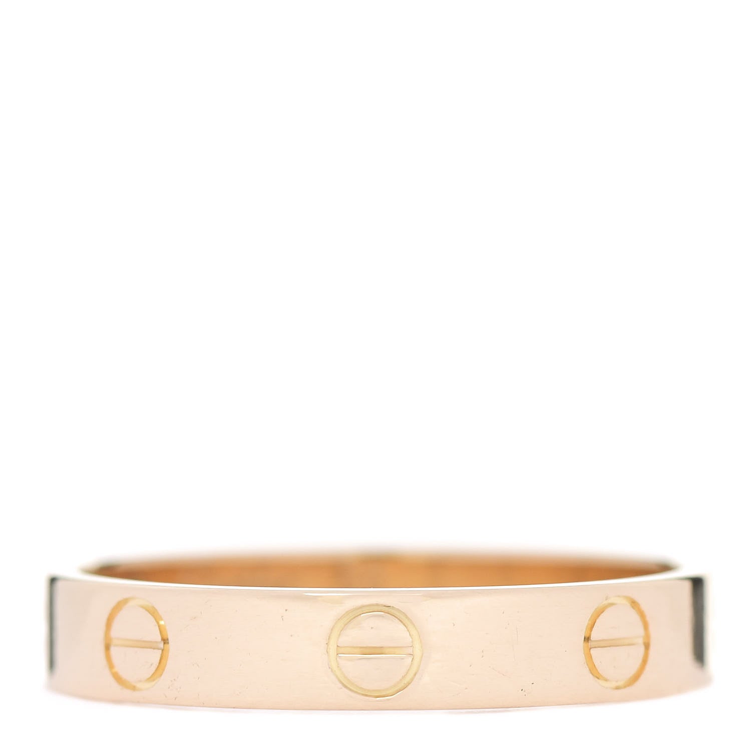 Cartier 18K Yellow Gold 3.5mm LOVE Wedding Band Ring 58 8.25 1 of 3