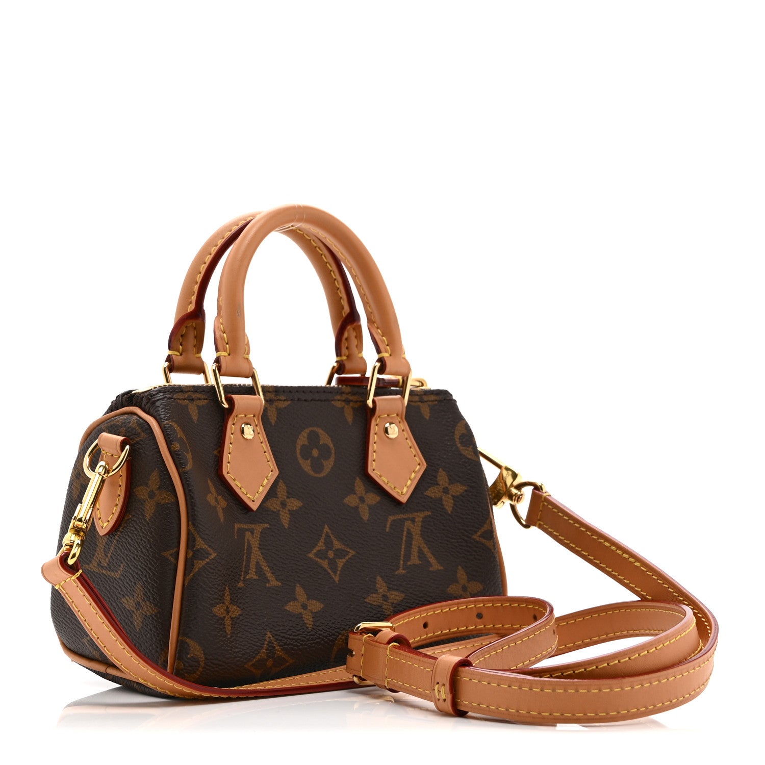 Louis Vuitton Monogram Nano Speedy Bandouliere 3 of 10