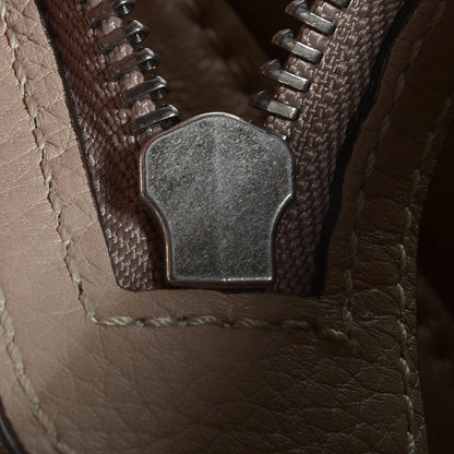 Celine Calfskin Suede Medium Trapeze Dune 9 of 10