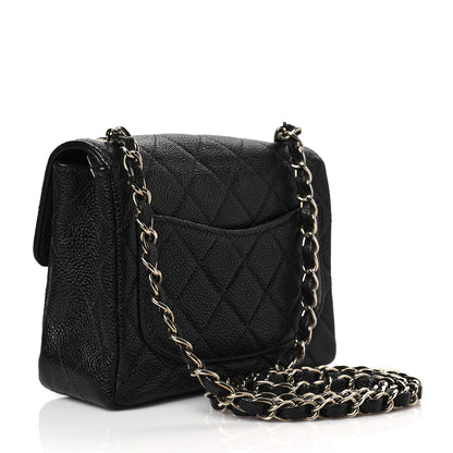Chanel Caviar Quilted Mini Square Flap Black 3 of 8
