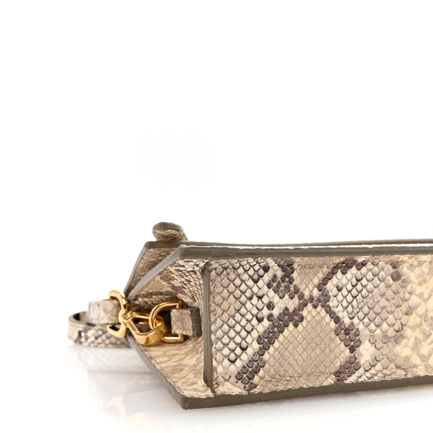 Jacquemus Snakeskin Le Chiquito Boucle Long Beige 9 of 10