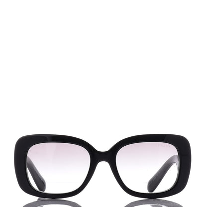 Prada Acetate Baroque Sunglasses SPR 27O Black 2 of 7