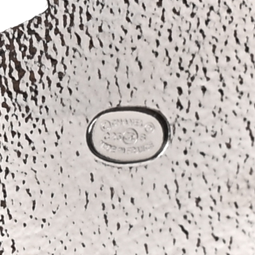 Metal Crystal Pearl CC Bird Brooch