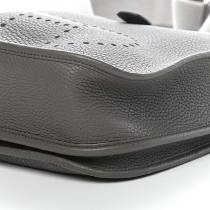 Hermes Taurillon Clemence Evelyne III PM Etain 9 of 9