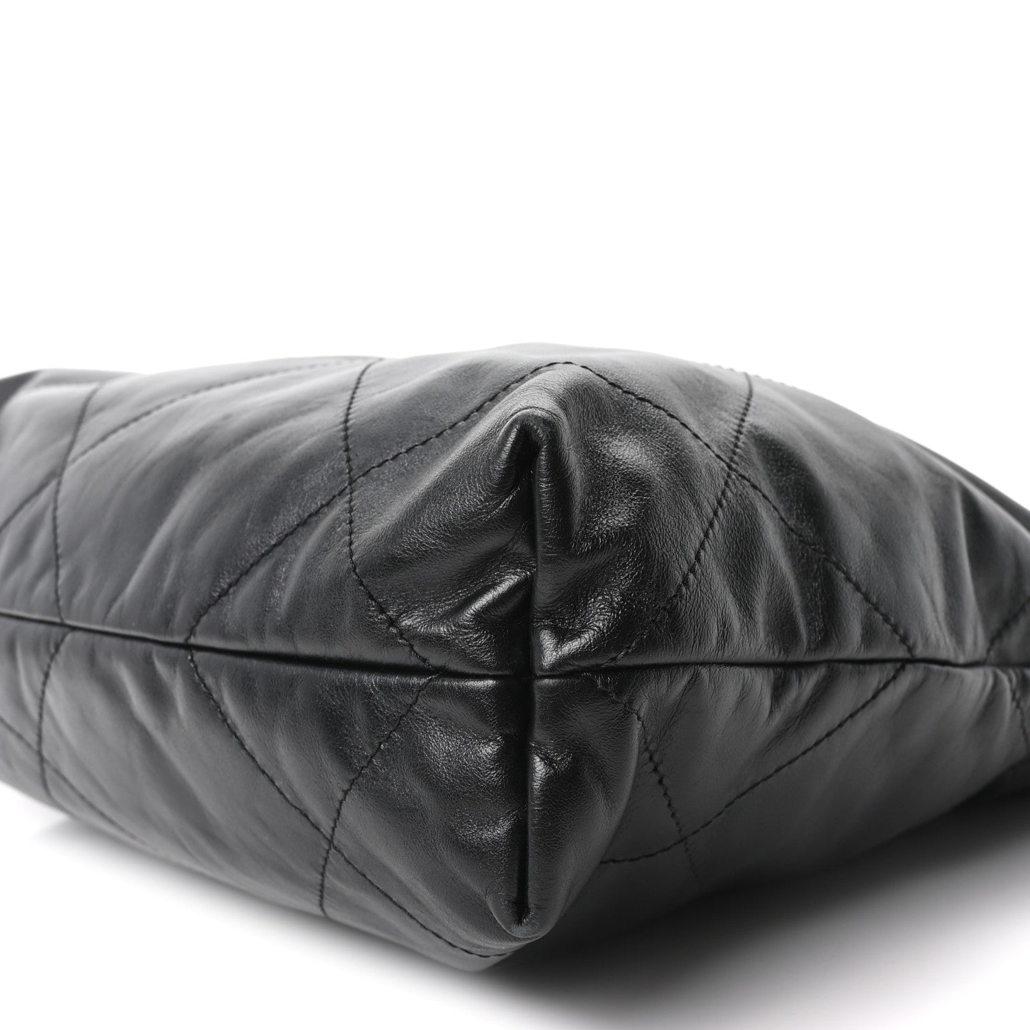 Chanel Shiny Calfskin Quilted Small Chanel 22 Black 11 of 11