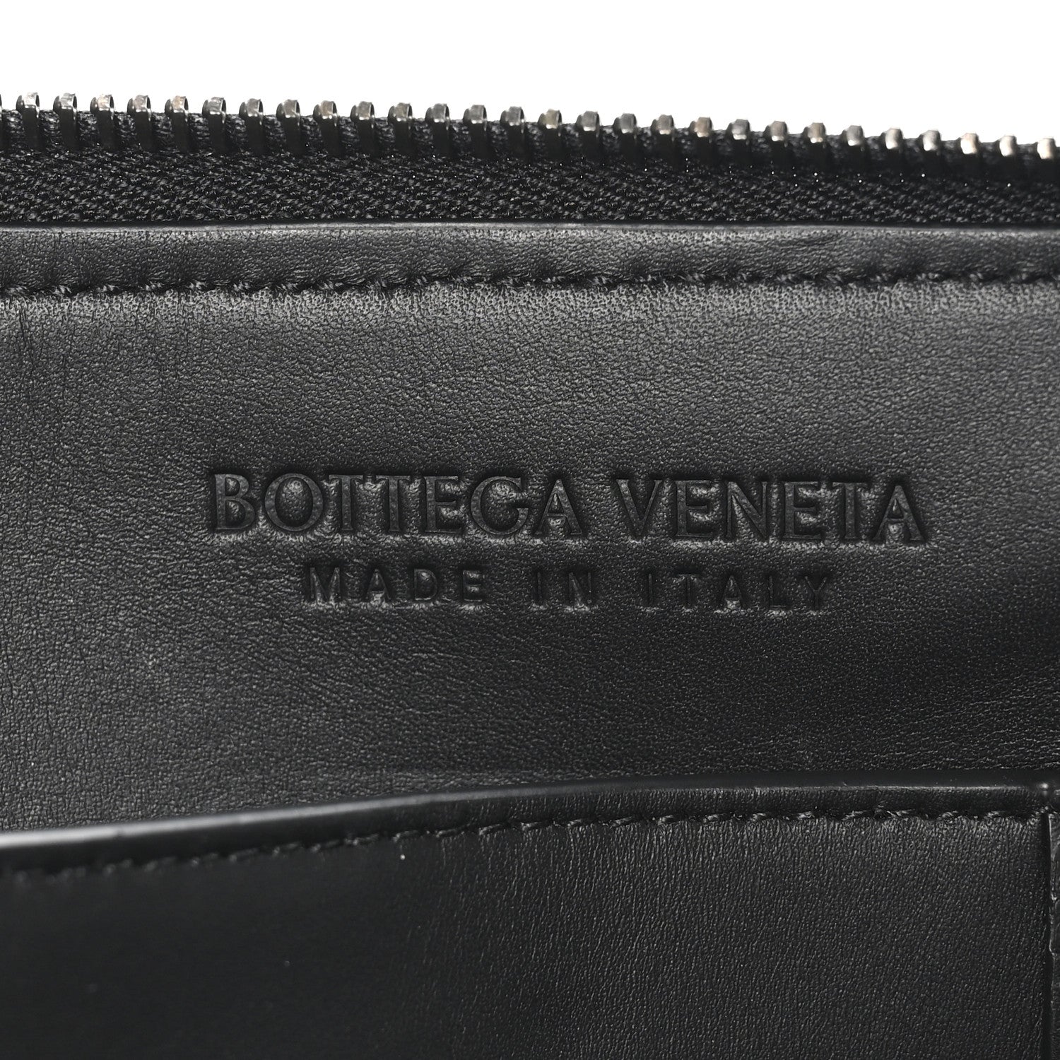 Bottega Veneta Calfskin Intrecciato Document Holder Black 6 of 7