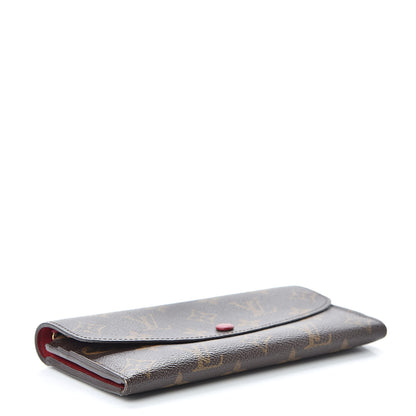 Louis Vuitton Monogram Emilie Wallet Red 4 of 9