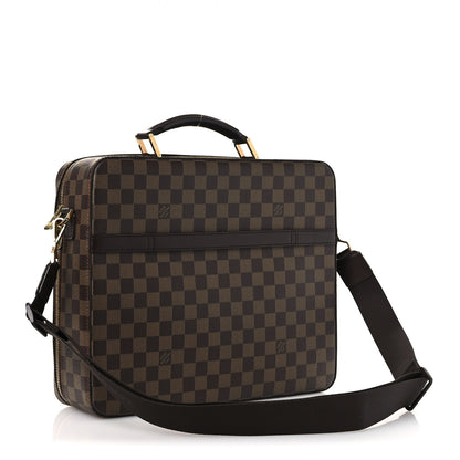 Louis Vuitton Damier Ebene Porte Ordinateur Sabana Computer Case 4 of 14