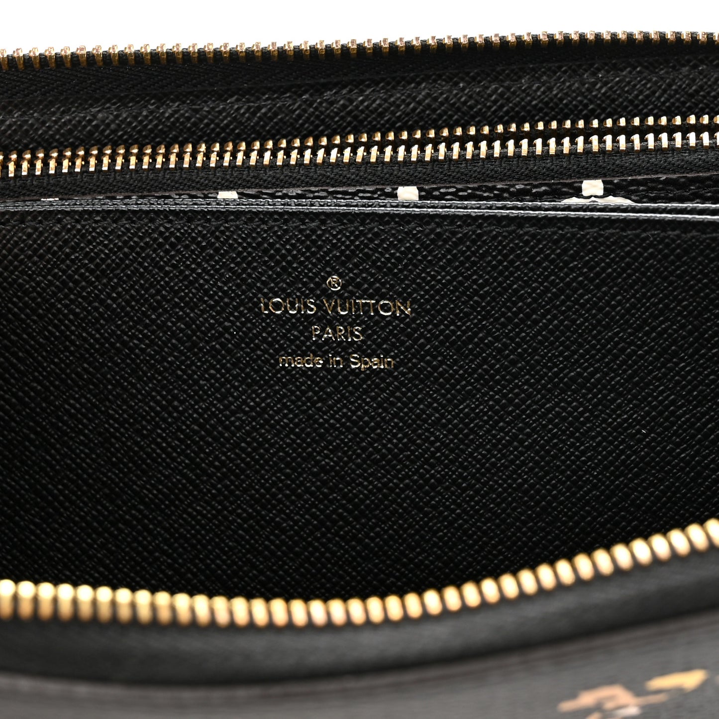 Monogram Giant Jungle Zippy Wallet Black