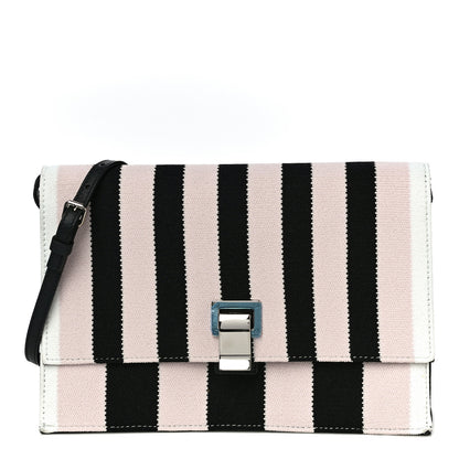 Proenza Schouler Knit Calfskin Stripe Small Lunch Bag Multicolor 1 of 10