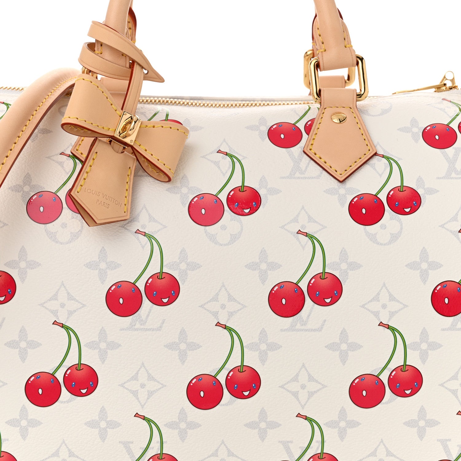 Louis Vuitton LV X TM Monogram Cerises Speedy Soft Bandouliere 30 7 of 9