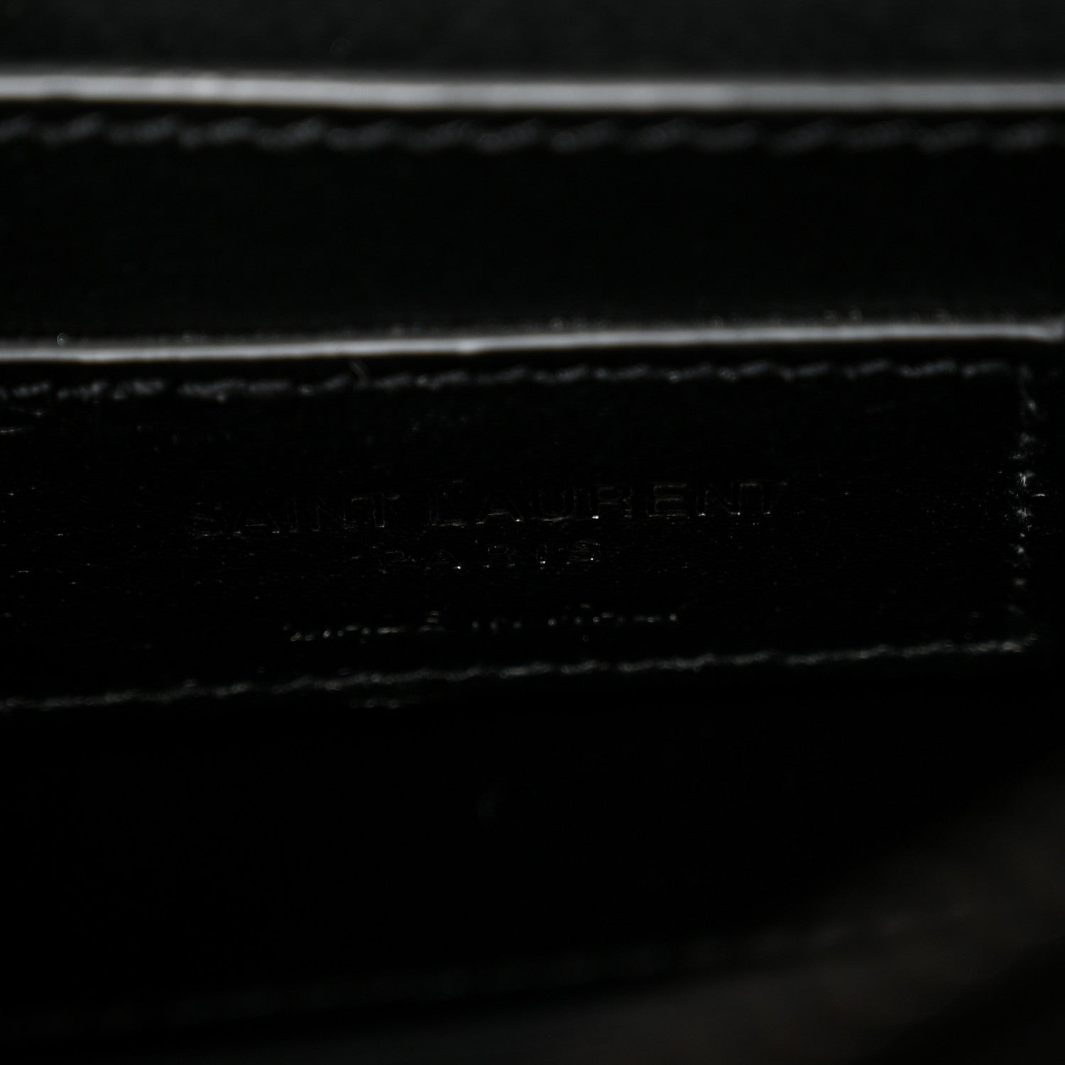 Saint Laurent Sheepskin Matelasse Chevron Monogram Medium College Bag Black 7 of 11