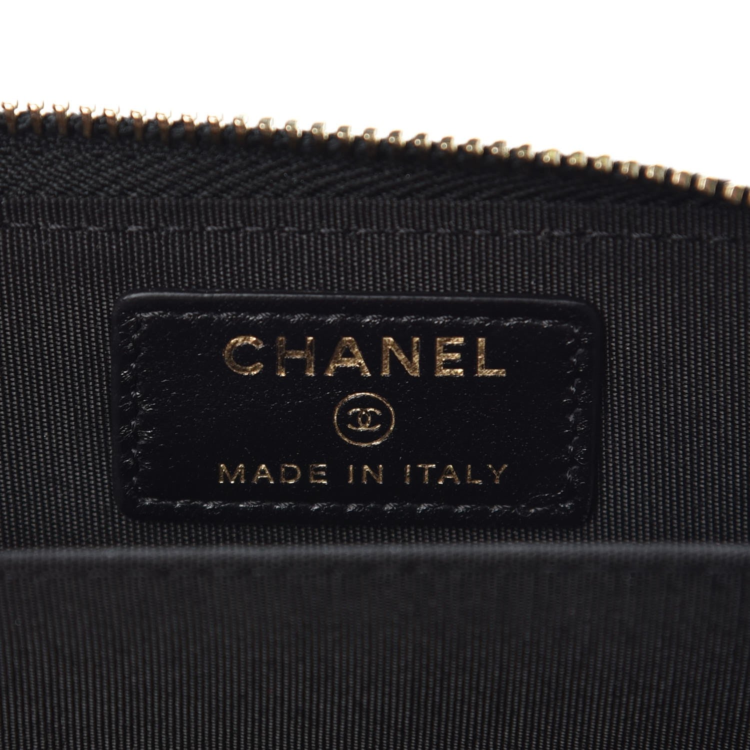 Chanel Lambskin Lucky Charms Zip Coin Purse Black 6 of 8