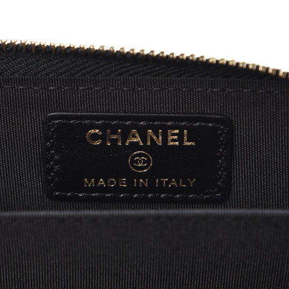 Chanel Lambskin Lucky Charms Zip Coin Purse Black 6 of 8