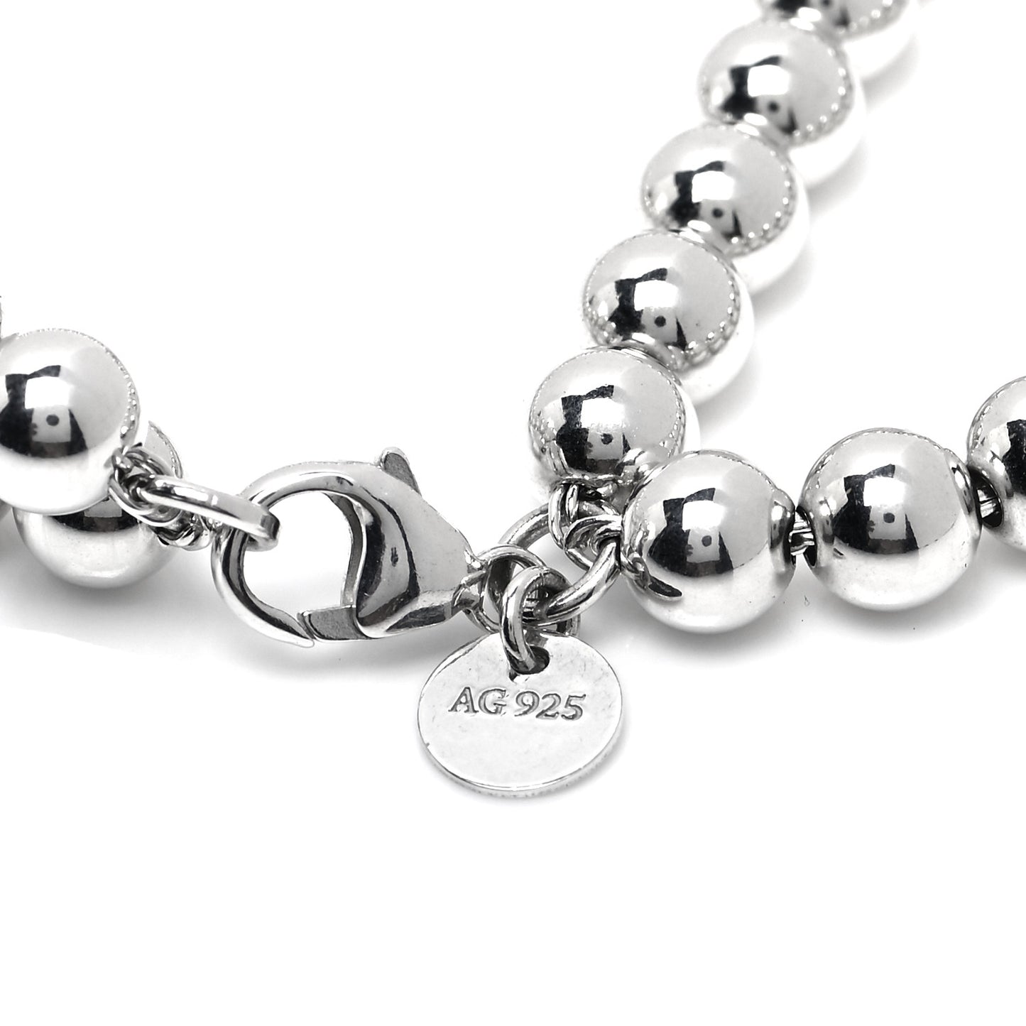 Sterling Silver HardWear Graduated Ball Two-Row Necklace