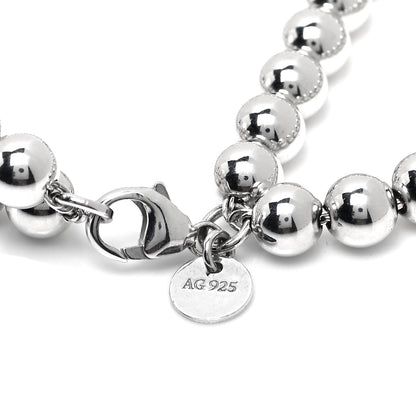 Tiffany Sterling Silver HardWear Graduated Ball Two-Row Necklace 4 of 5