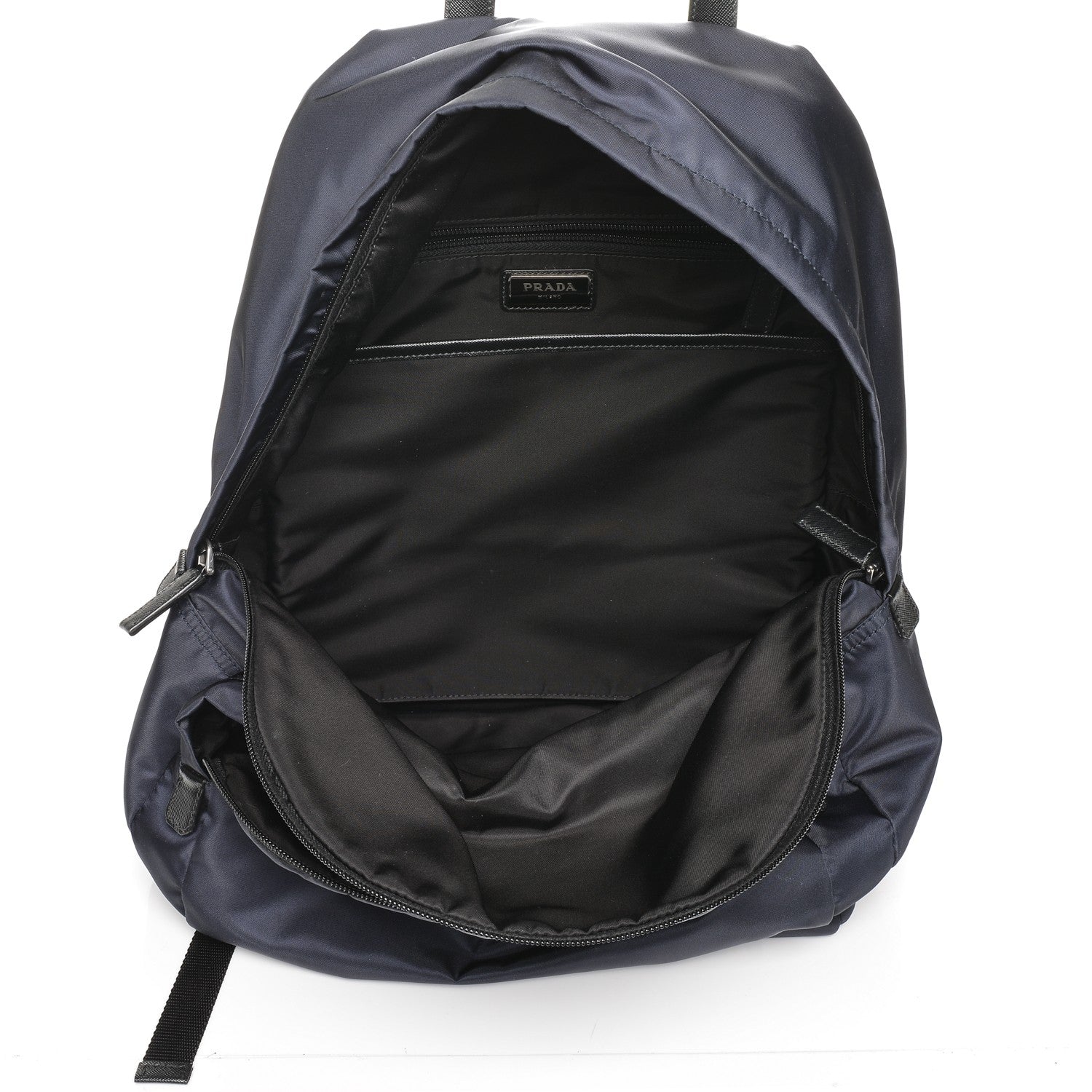 Prada Tessuto Nylon Day Backpack Blue 16 of 16