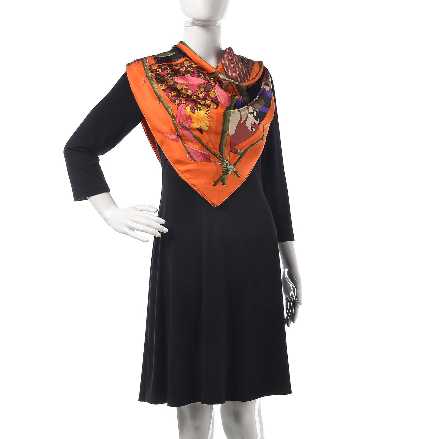Silk Le Robinson Chic Scarf 90