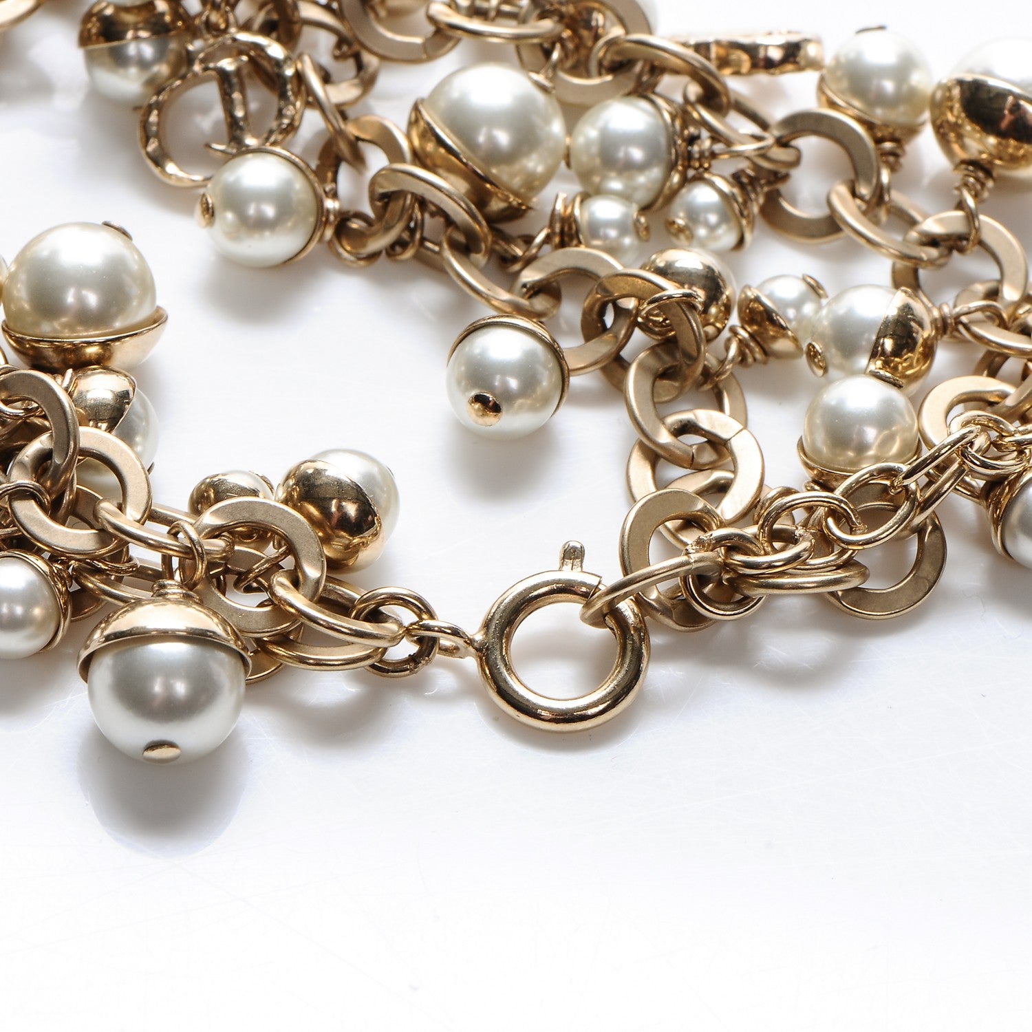 Christian Dior Pearl Mise en Dior Bracelet Gold 4 of 5