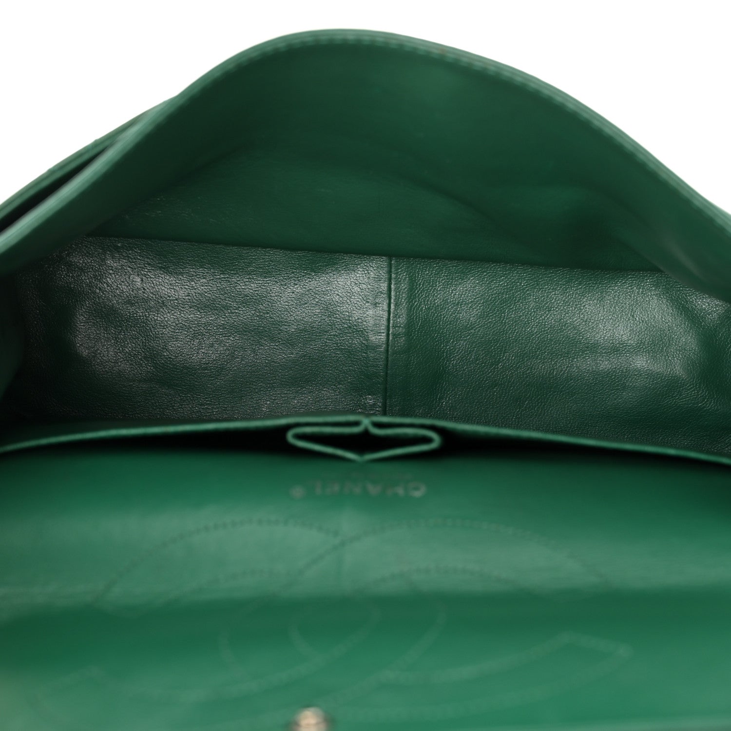 Chanel Distressed Patent Quilted 2.55 Reissue 227 Flap Green 5 of 10
