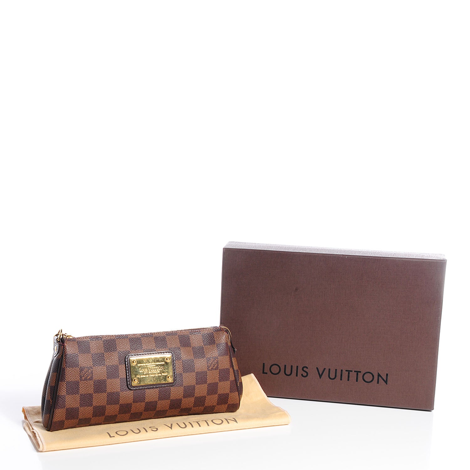 Louis Vuitton Damier Ebene Eva Clutch 5 of 8