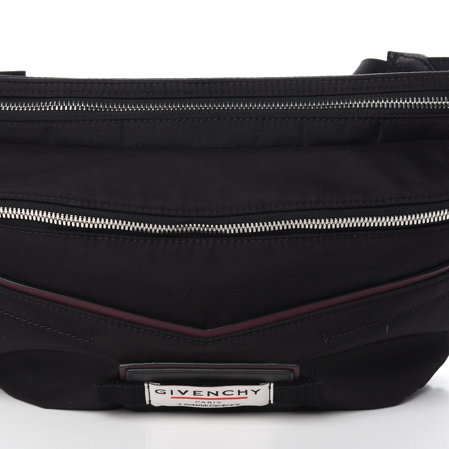 Nylon Downtown Belt Bag Black