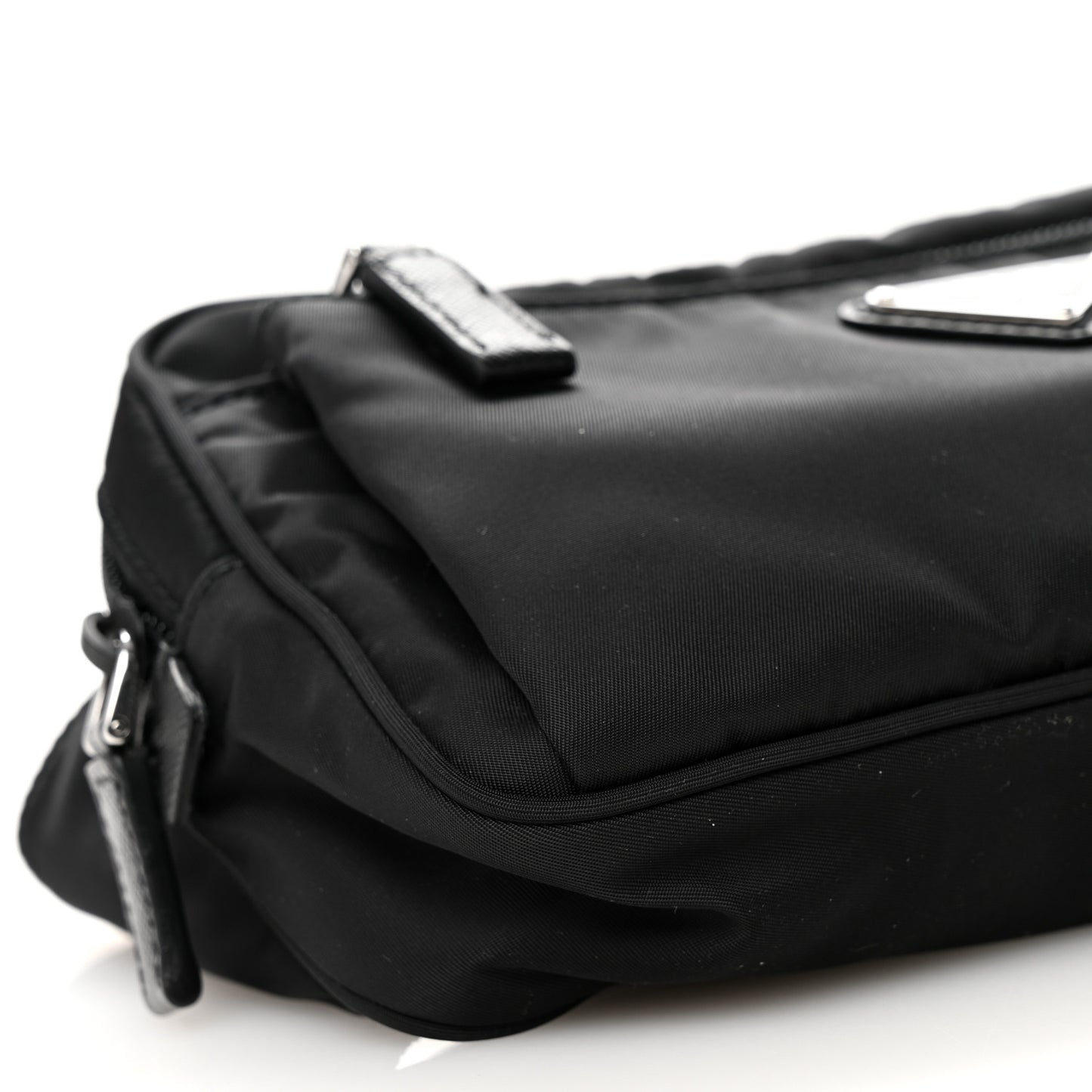 Re-Nylon Saffiano Belt Bag Black