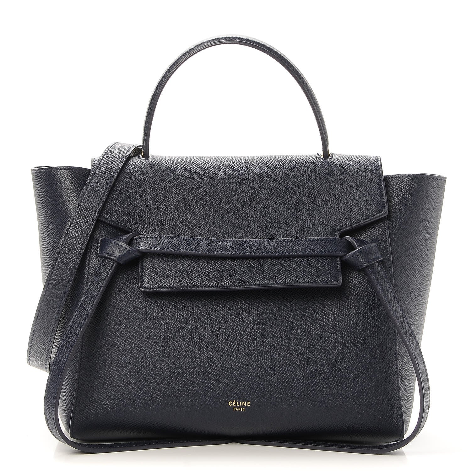 Celine Baby Grained Calfskin Micro Belt Bag Midnight 1 of 9