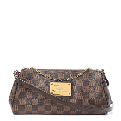 Louis Vuitton Damier Ebene Eva Clutch 1 of 10