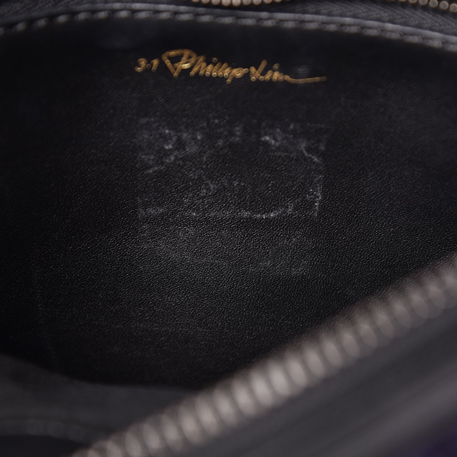 3.1 Phillip Lim 3.1 Goat Fur Calfskin Ryder Satchel Purple Black 9 of 12