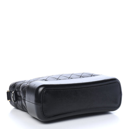 Chanel Aged Calfskin Quilted Medium Gabrielle Hobo Black 4 of 9