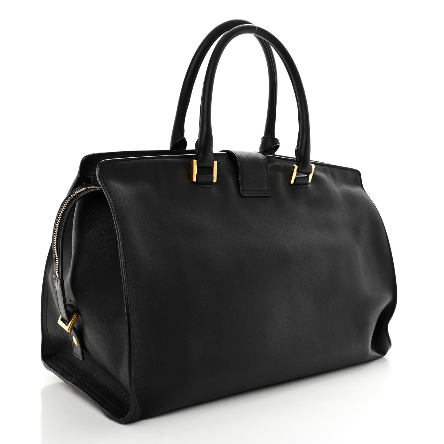 Calfskin Medium Classic Y Cabas Black