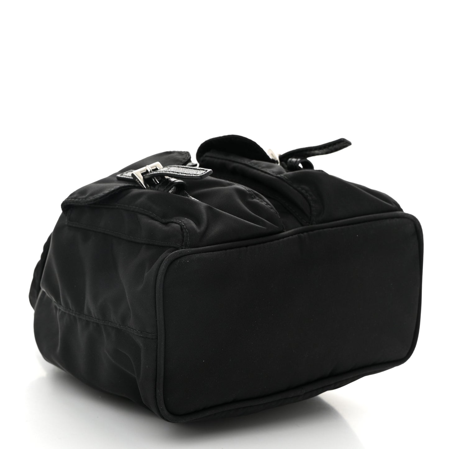 Nylon Vela Mini Crossbody Backpack Black