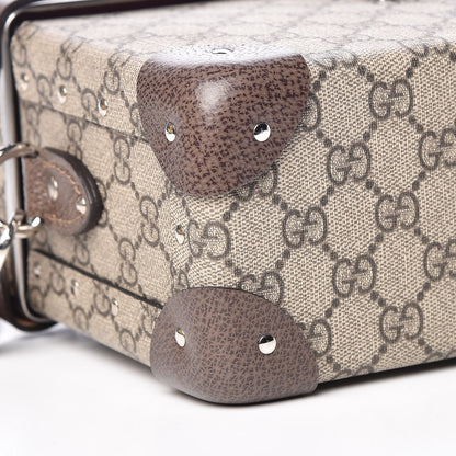 Gucci GG Supreme Monogram Globe-Trotter Beauty Case Brown 8 of 11