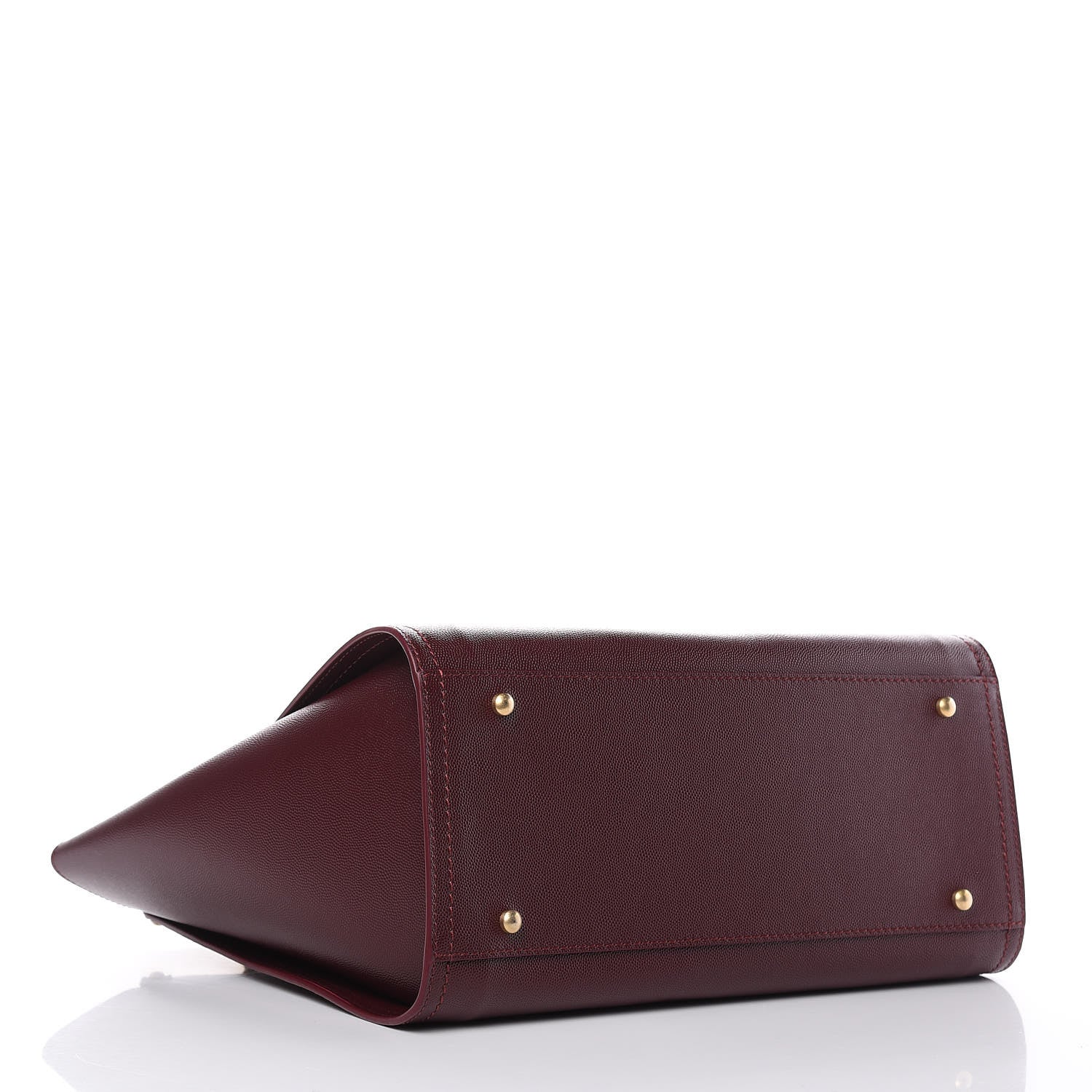 Chanel Caviar Small Studded Deauville Tote Burgundy 5 of 11