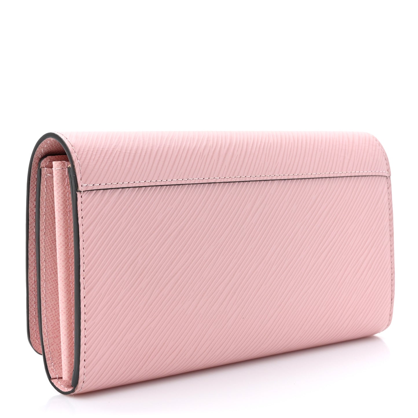 Epi Twist Wallet Rose Ballerine