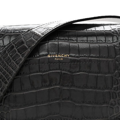 Givenchy Calfskin Crocodile Embossed Small Eden Storm Grey 7 of 9