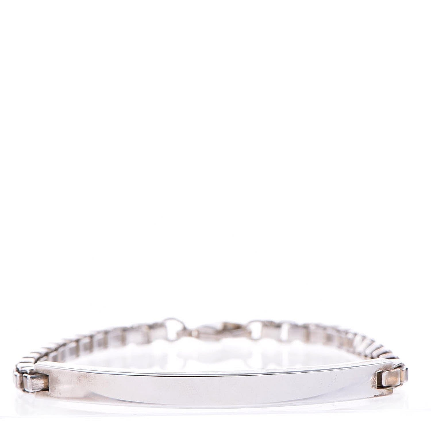 Tiffany Sterling Silver Venetian Link ID Bracelet 1 of 8