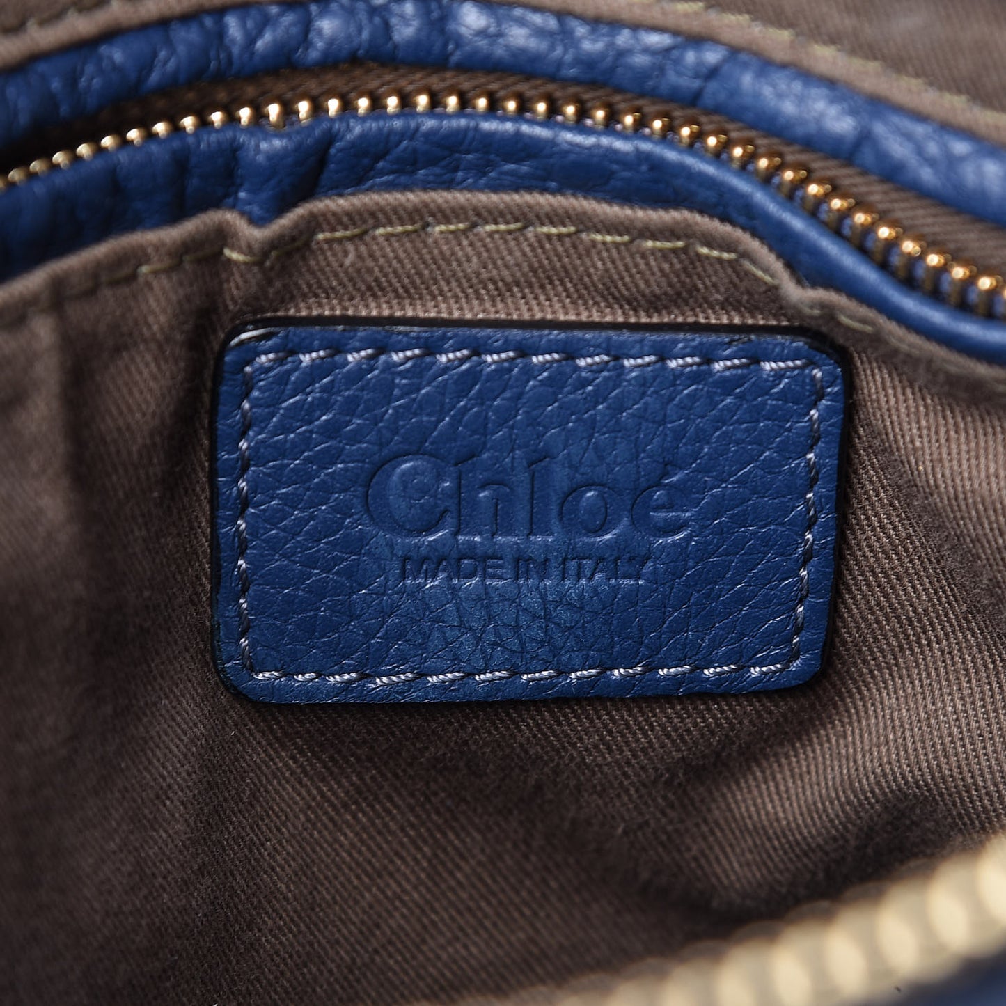 Calfskin Medium Marcie Satchel Royal Navy