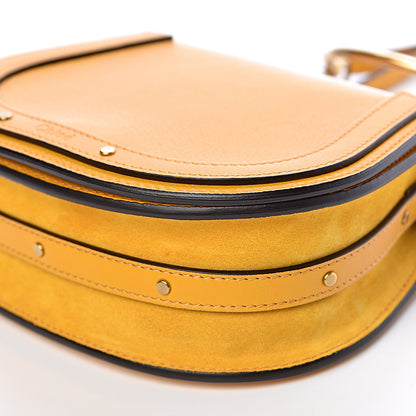 Chloe Calfskin Suede Small Nile Bracelet Bag Dusty Yellow 9 of 9