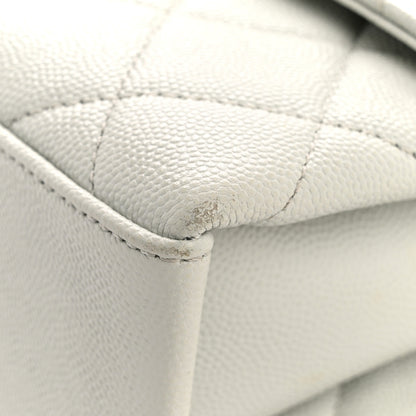 Chanel Caviar Quilted Medium Carry Me Top Handle Flap Light Blue 12 of 13