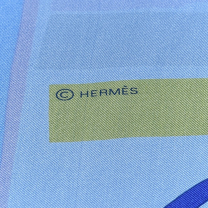 Hermes Silk Sea Surf and Fun Scarf 140 5 of 5