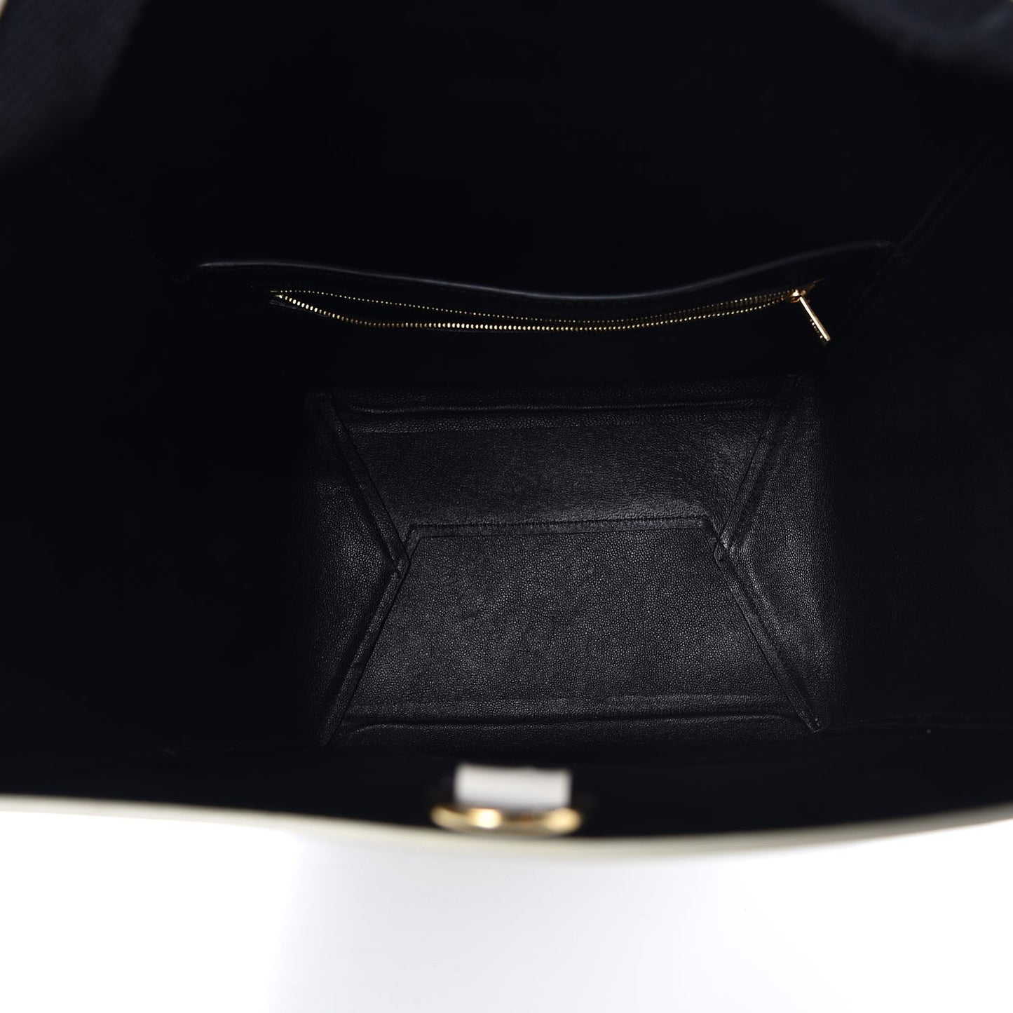 Supersoft Calfskin Sangle Bucket Bag White
