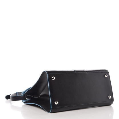 Delvaux Box Calfskin Ribbons Dans Les Nuages MM Brillant Satchel Black 5 of 12
