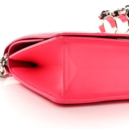 Alexander McQueen Calfskin Small Slash Bag Fuscia Lipstick 8 of 13