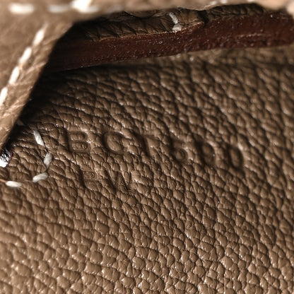 Hermes Togo Kelly Retourne 25 Etoupe 7 of 15