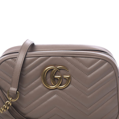 Gucci Calfskin Matelasse Small GG Marmont Chain Shoulder Bag Porcelain Rose 10 of 10