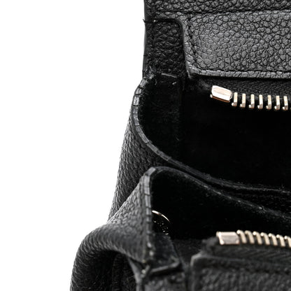 Saint Laurent Grained Calfskin Medium Cabas Rive Gauche Black 34 of 41